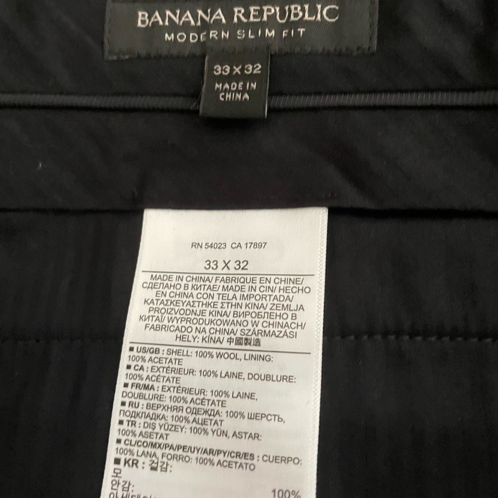 Banana Republic Lanificio men’s suit
